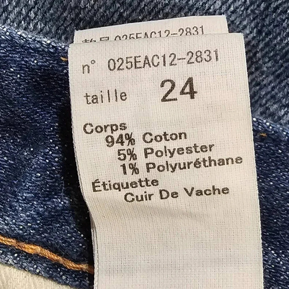 MOUSSY VINTAGE Daleville Skinny Denim Jeans Blue Size 24 - Picture 8 of 10